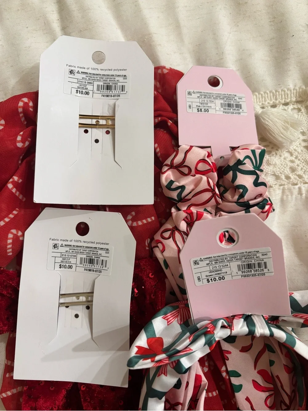 Women’s Holiday Hair Accessories Set